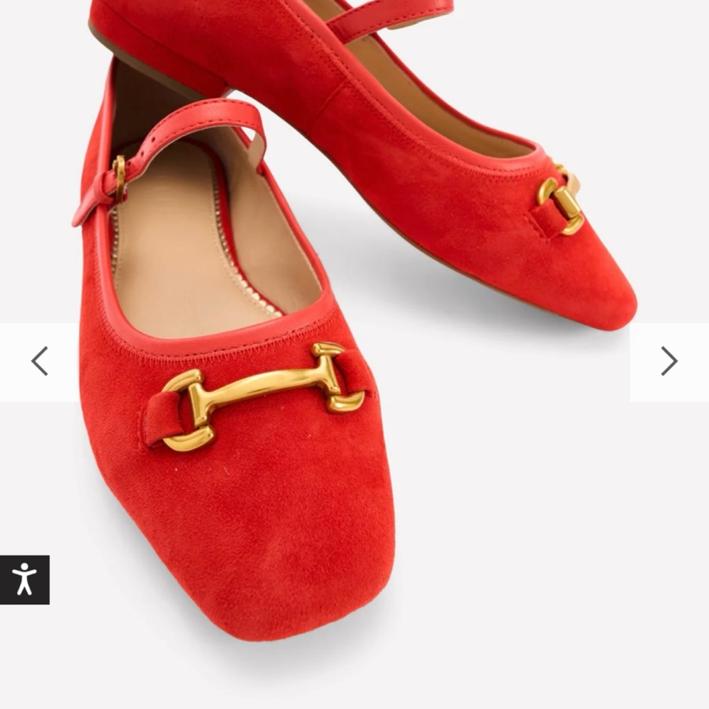 New BODEN Iris Snaffle Mary Jane Flats Size 6 - Picture 5 of 10